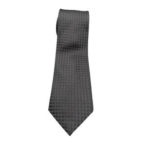 Donald J Trump Signature Collection‎ Tie  Silver  Diamond  Pattern Silk (TF5)
